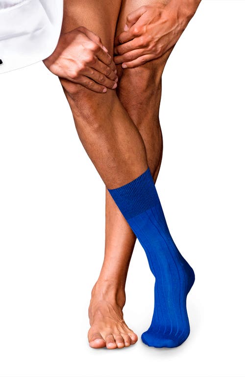 Shop Falke No. 2 Cashmere Blend Dress Socks In Olympic