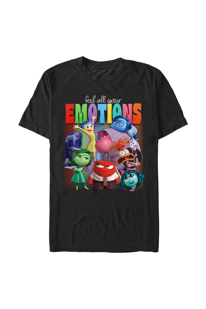 Men's Inside Out 2 Feel All Your Emotions  Graphic T-Shirt, Main, color, Black