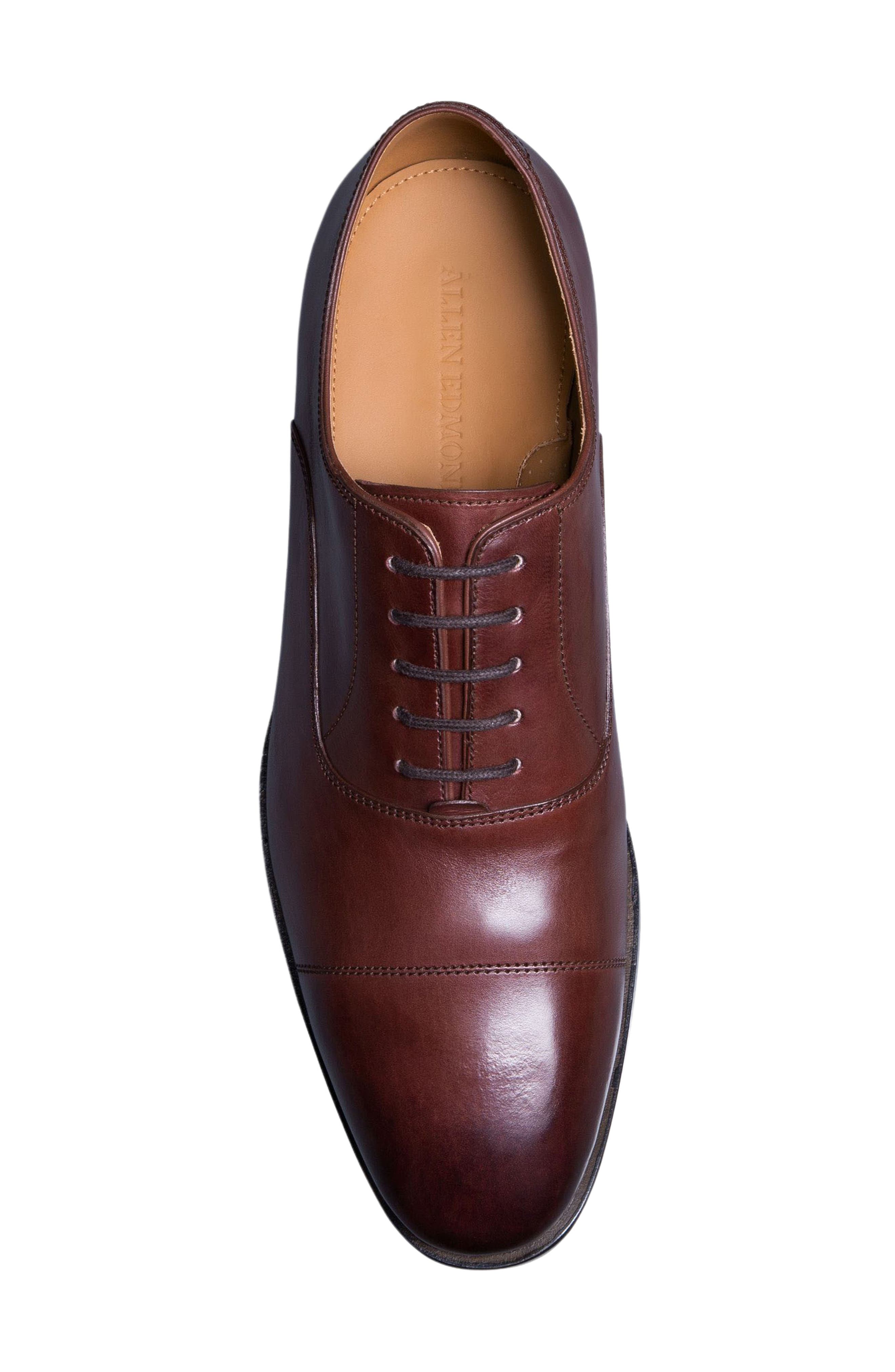 Siena Clean Cap Toe Oxford, Alternate, color, BURGUNDY