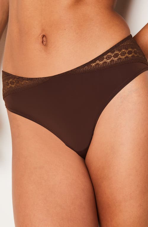 Shop Etam Crush Shorty Briefs In Chocolate