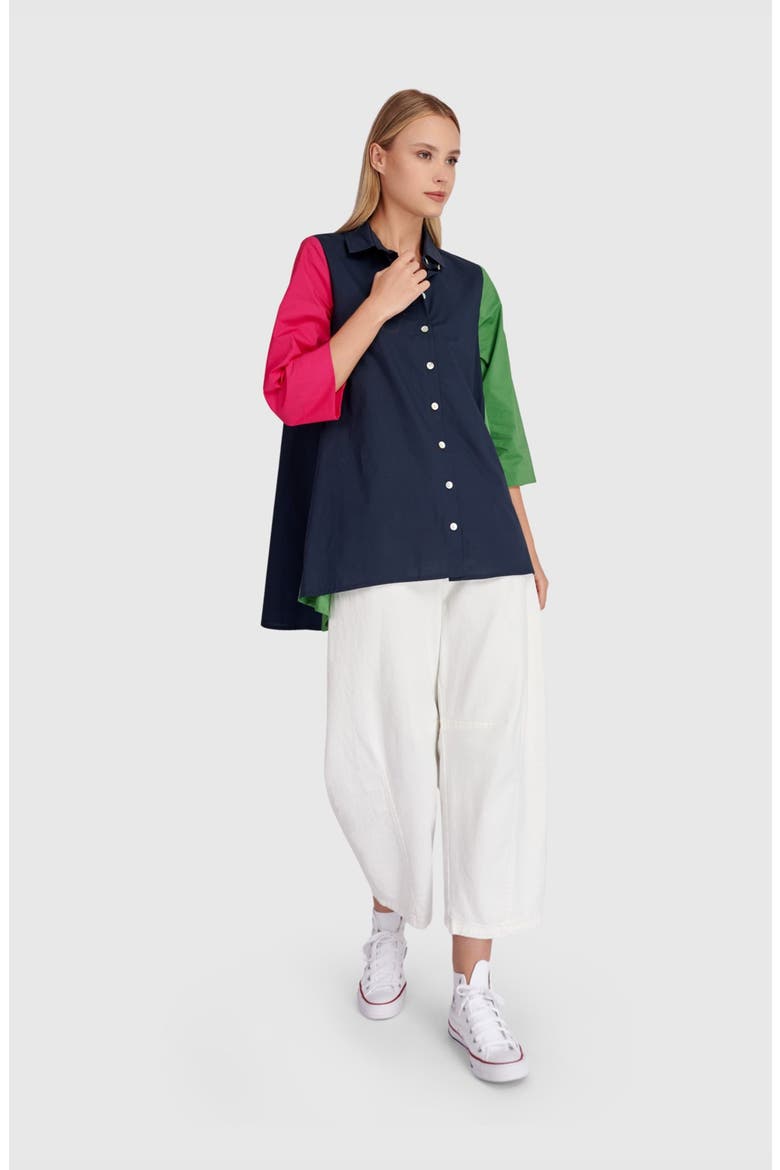 Go-To Barrel Pants, Alternate, color, White