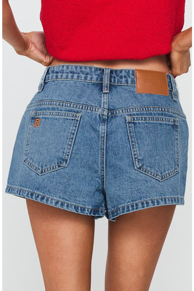 Dreamful Low Rise Denim Shorts, Alternate, color, LIGHT WASH