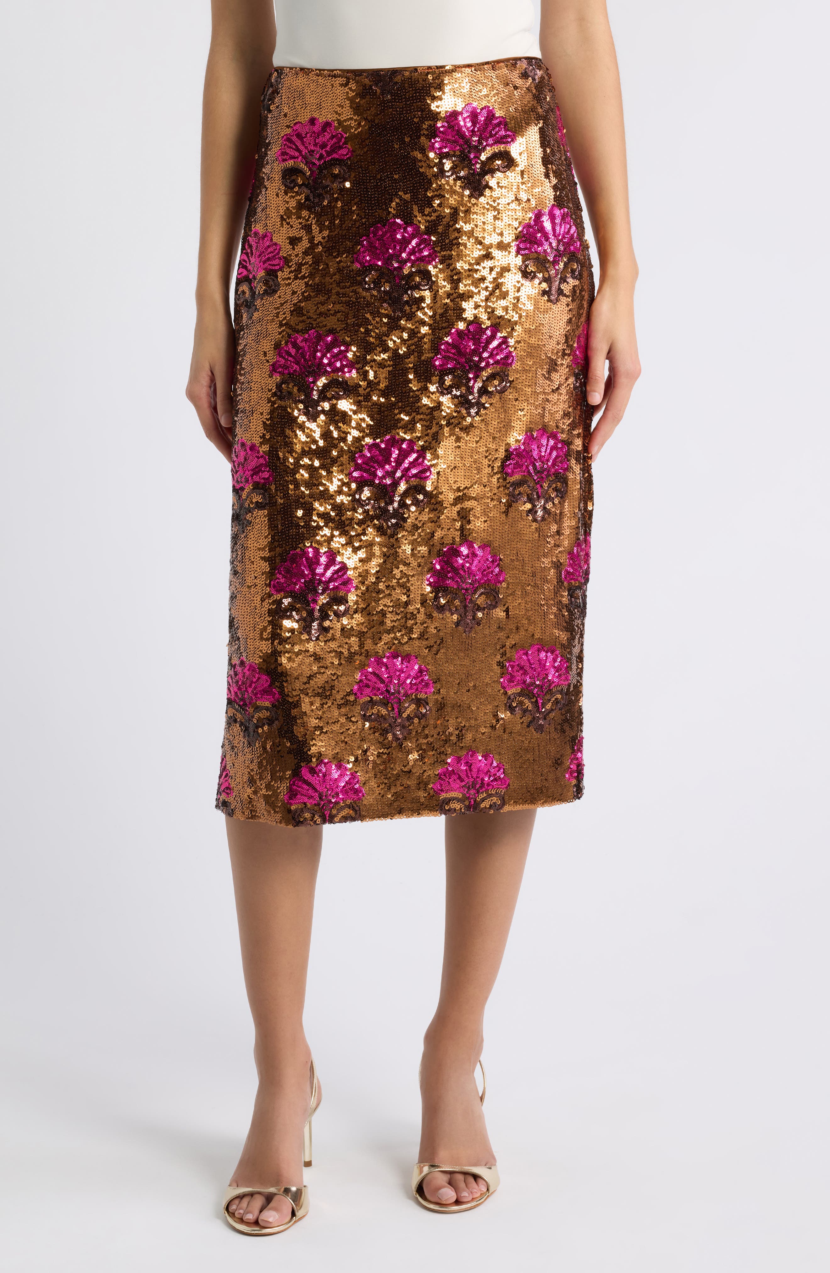 selected BRONZE / PINK SEQUIN