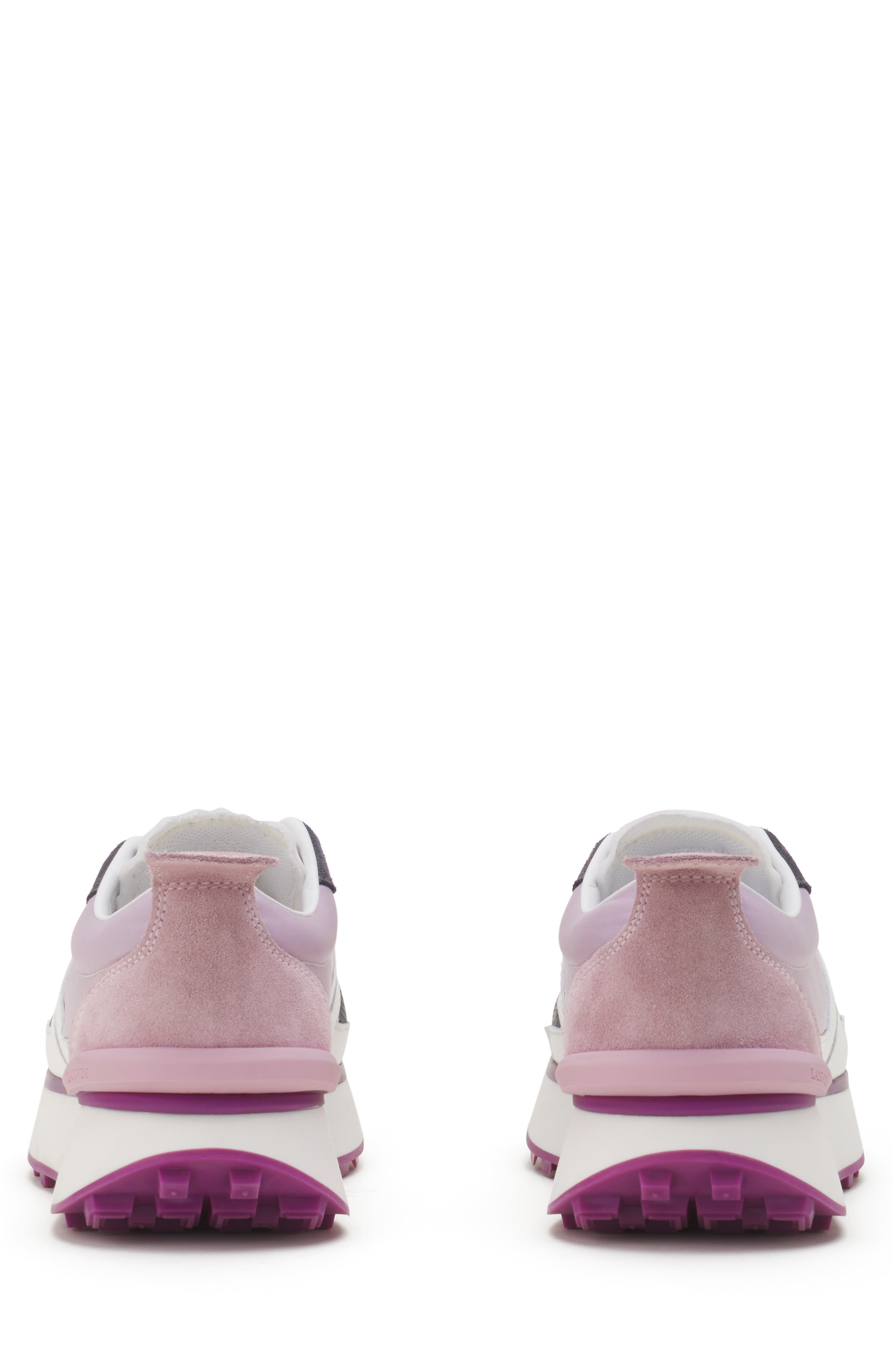 Bumpr Sneakers In Nylon And Mesh, Alternate, color, White/Pink