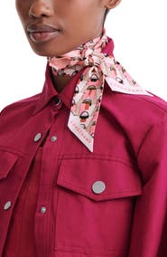 Longchamp Silk Scarf