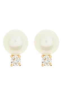 EFFY 14K Yellow Gold Freshwater Pearl Drop Earrings
