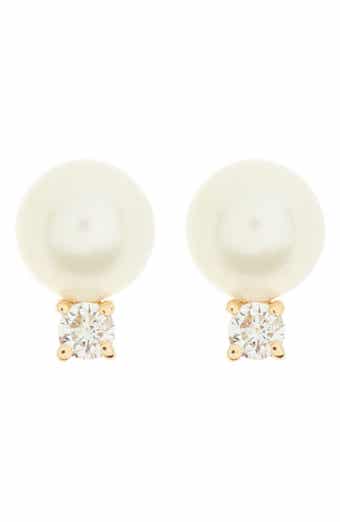 EFFY 14K Yellow Gold Freshwater Pearl Drop Earrings