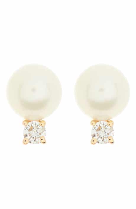EFFY 14K Yellow Gold Freshwater Pearl Drop Earrings