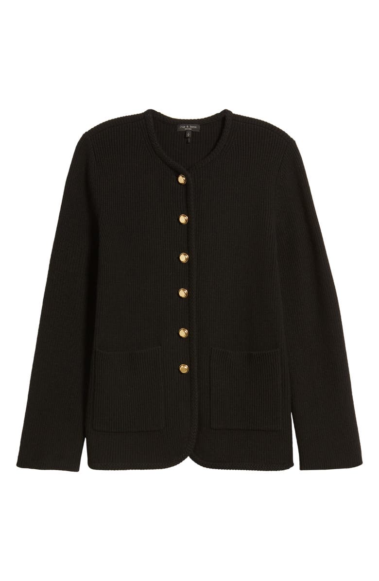 rag & bone Nancy Wool Blend Cardigan, Alternate, color,