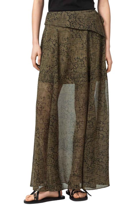 Sali Sheer Maxi Skirt