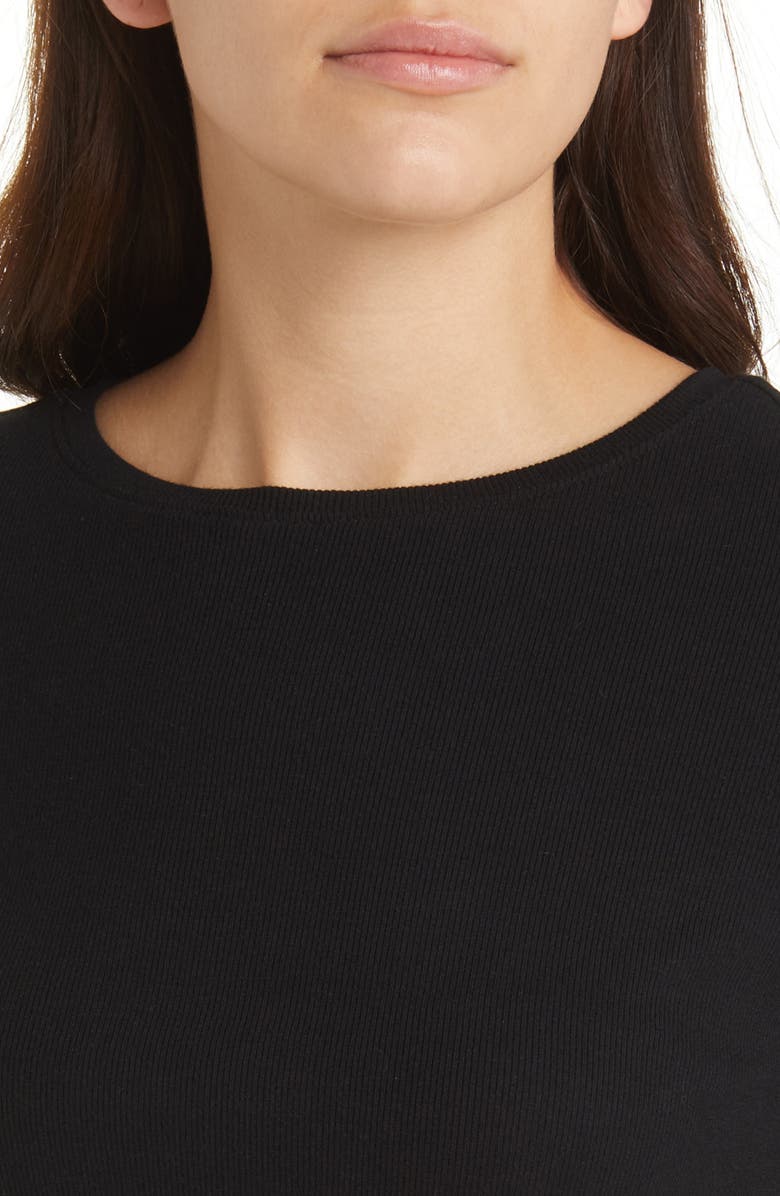 FRAME Long Sleeve Rib Top, Alternate, color, 