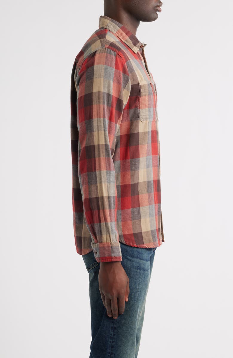 AG Mason Plaid Button-Up Work Shirt, Alternate, color, Clay Multi