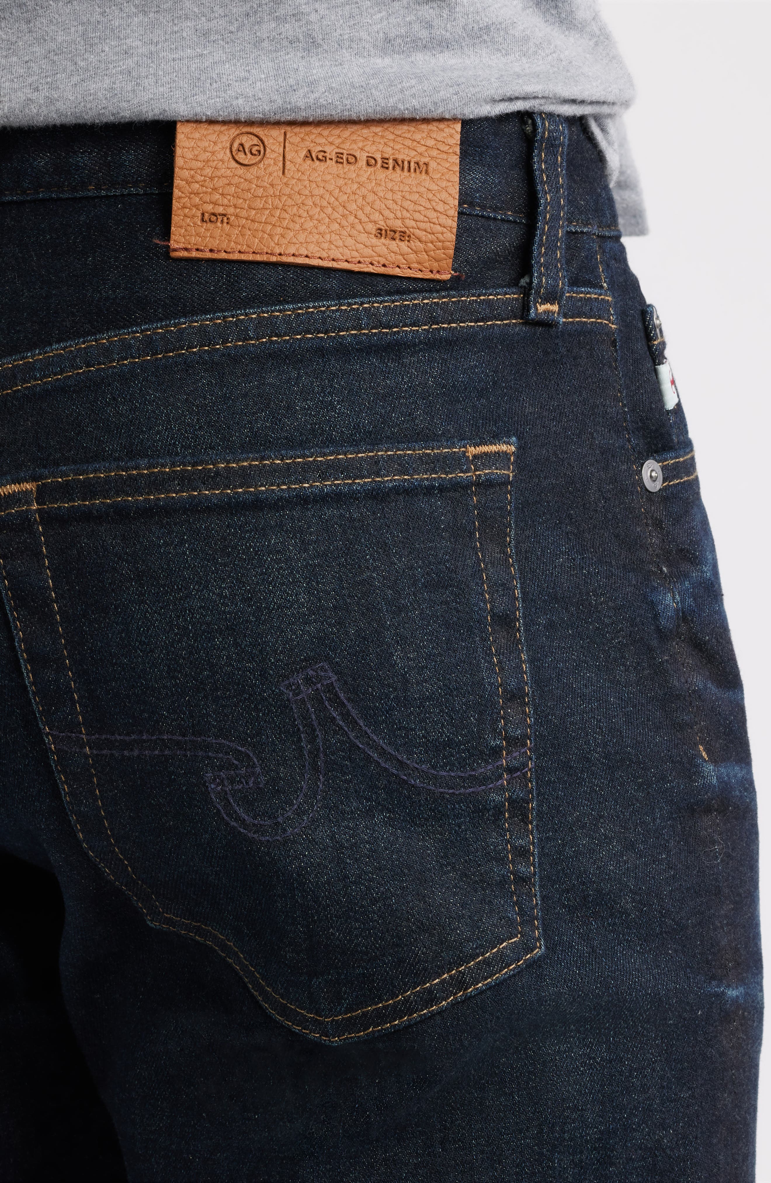 Мужские джинсы AG Everett Slim Straight Jeans — фото 4
