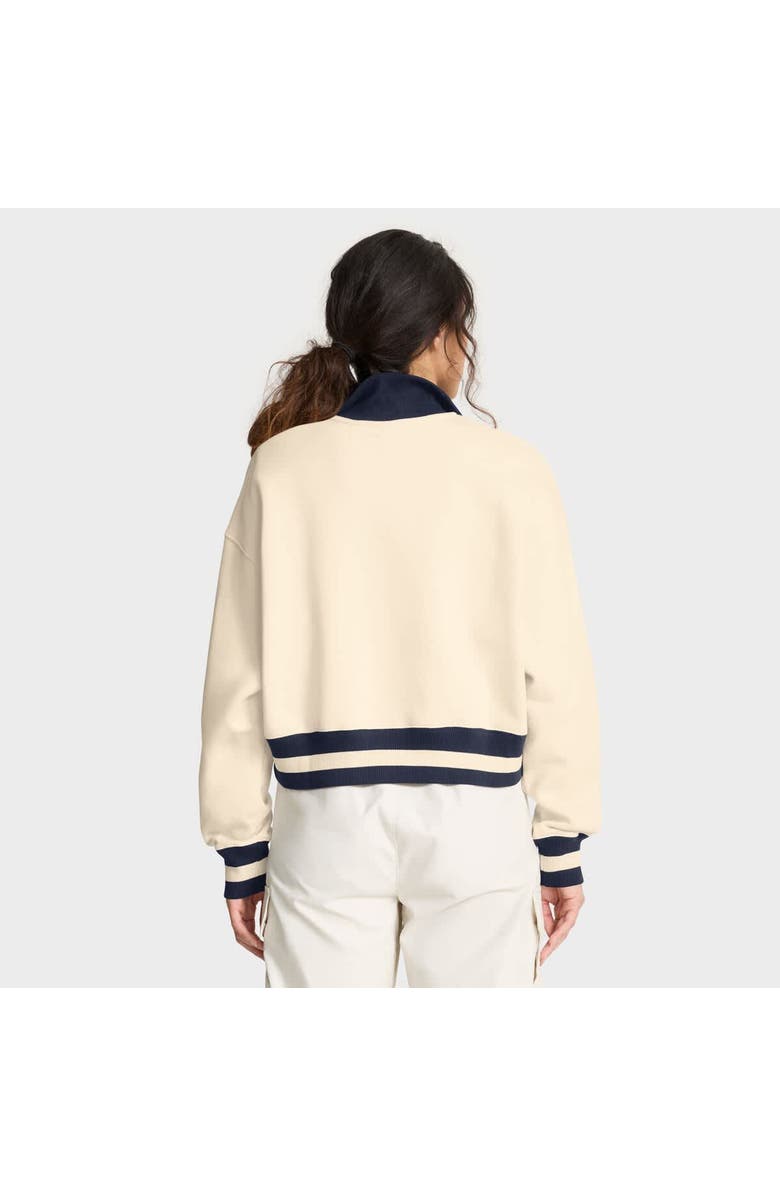 Jordan Brand Women's Jordan Brand Tan Michigan Wolverines Legacy Half-Zip Sweatshirt, Alternate, color, Tan