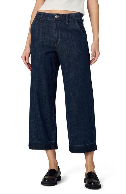 The Karter Cuffed Wide Leg Jeans (Out of Control)
