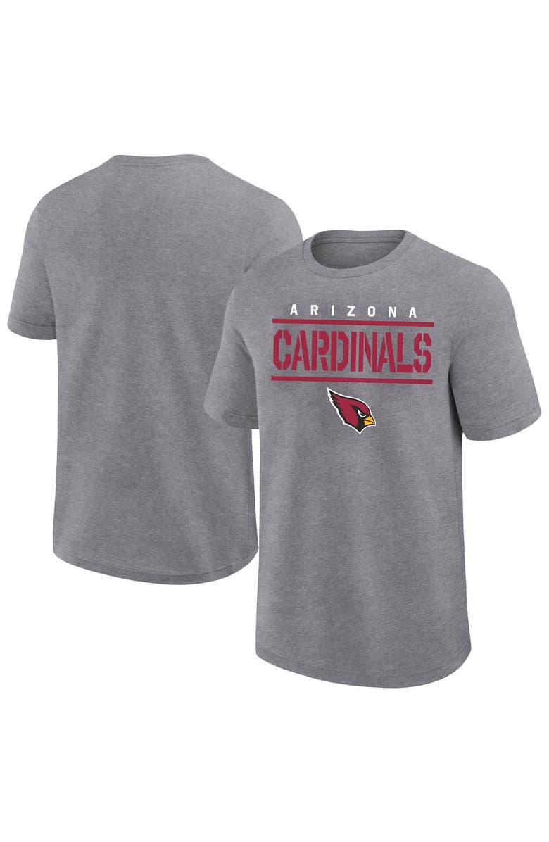 FANATICS Men's Fanatics Heather Gray Arizona Cardinals Big & Tall Top Notch T-Shirt, Alternate, color, Heather Gray