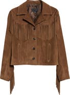 Nili Lotan Eloi Fringe Suede Jacket