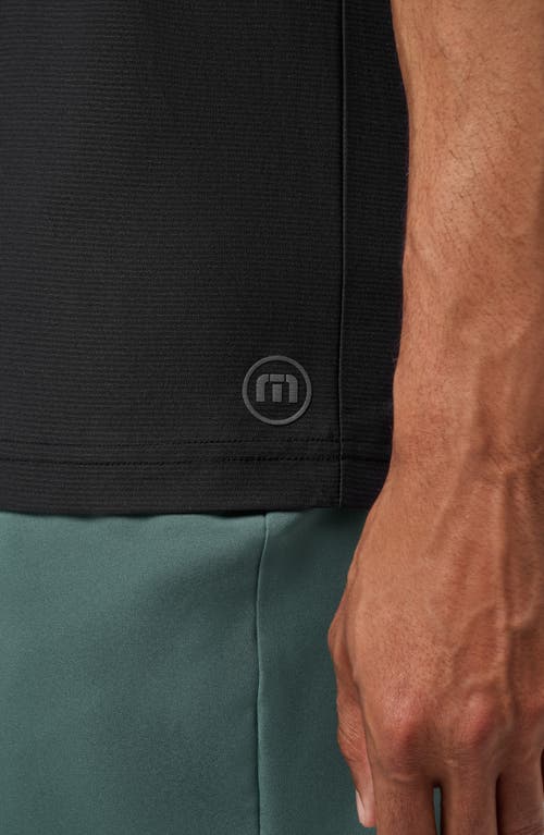 Travismathew First Day Performance T-shirt In Black