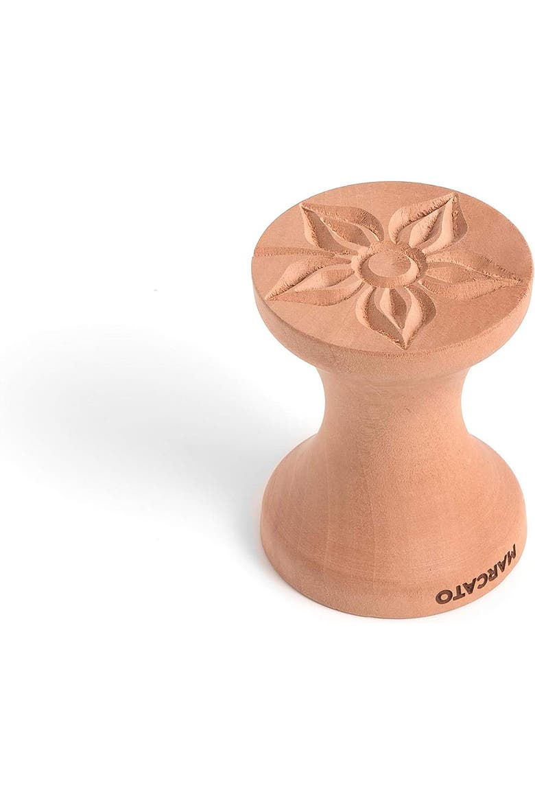 Corzetto Dual Stamp, Made in Italy, Flower and Double Star, Main, color, Tan