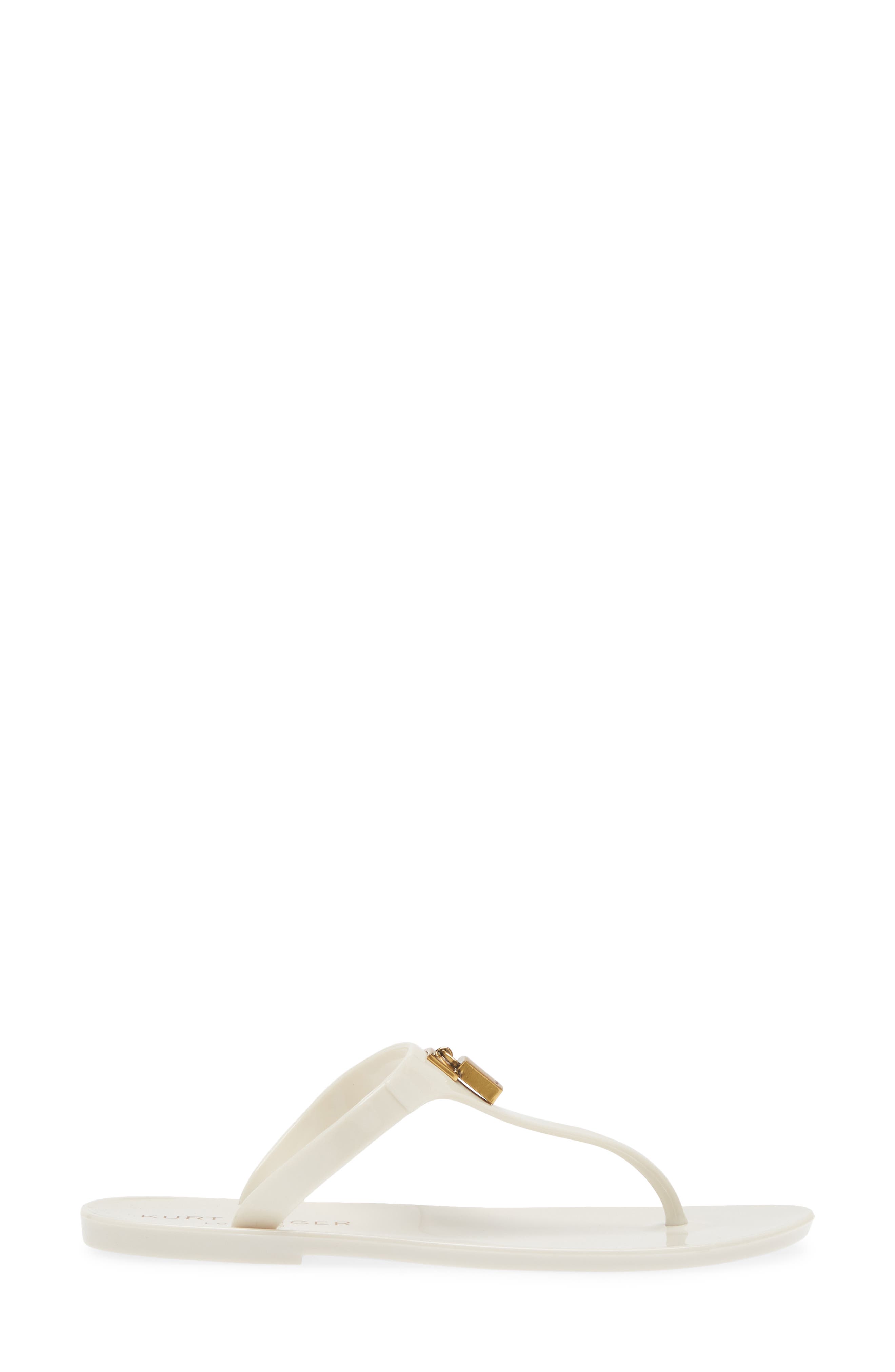 Kurt Geiger London Brixton Jelly Sandal, Alternate, color, Natural