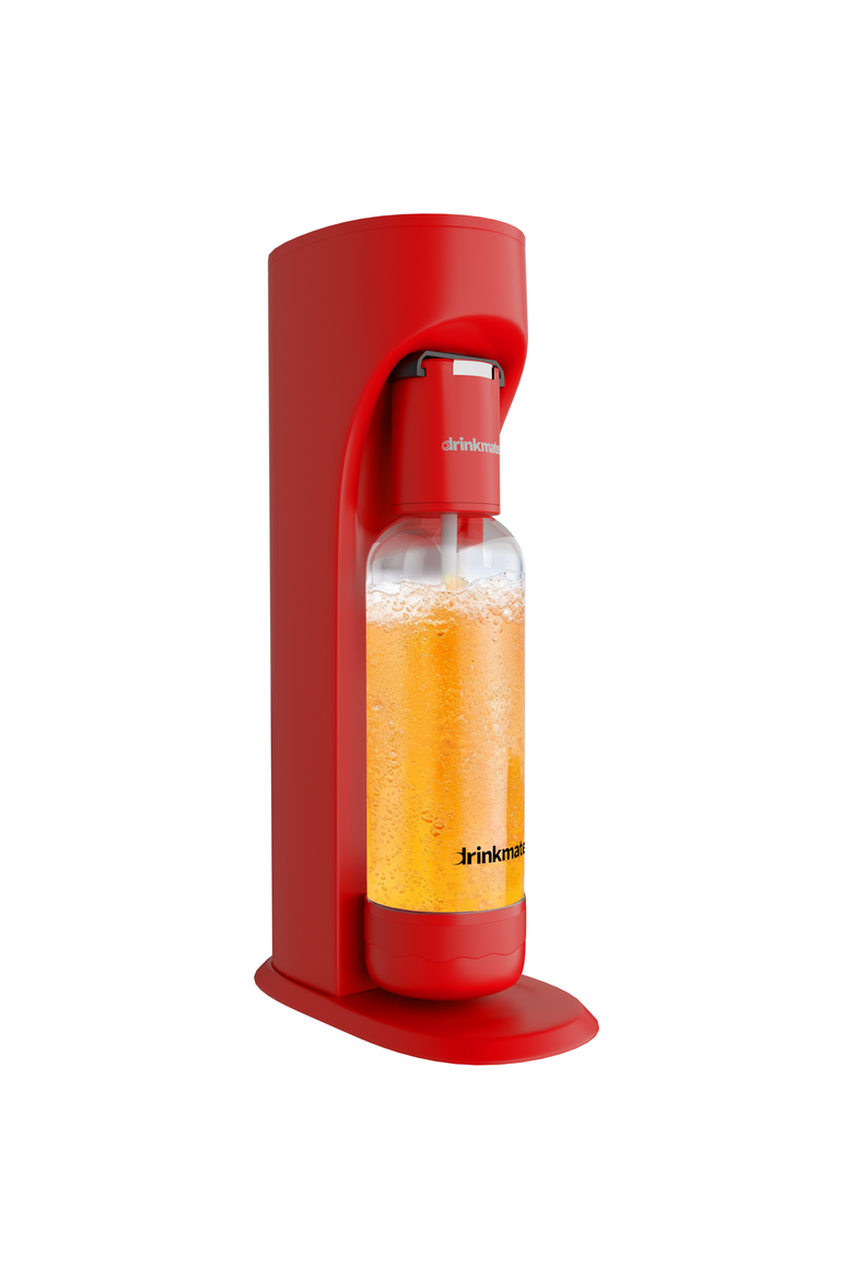 OmniFizz Without CO2, Sparkling Water and Soda Maker, Carbonates ANY Drink, Main, color, Royal Red