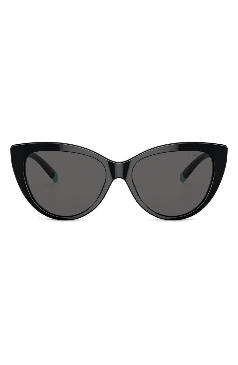 Tiffany & Co. 56mm Cat Eye Sunglasses, Main, color, 