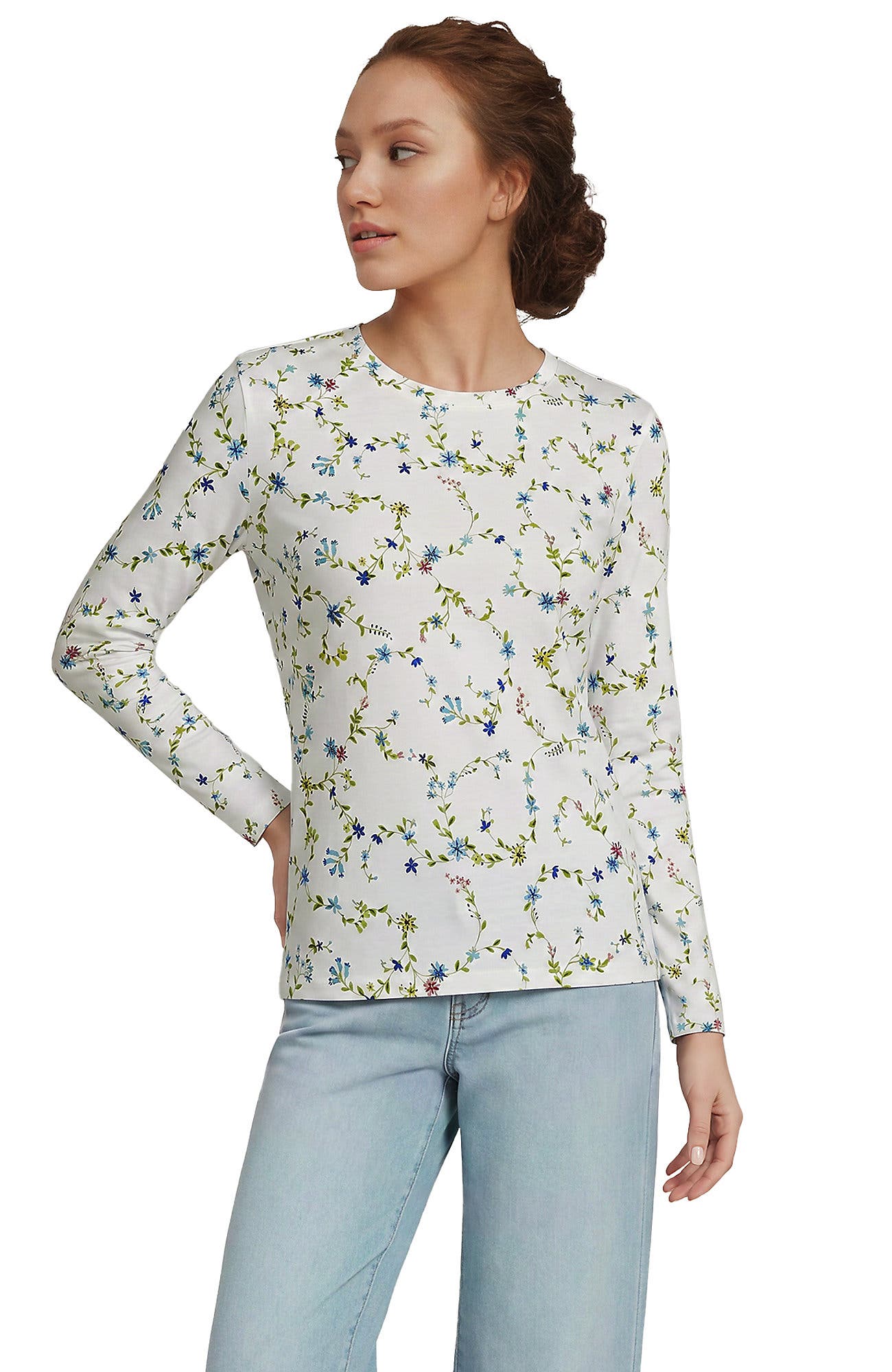 Ivory Multi Floral Vine
