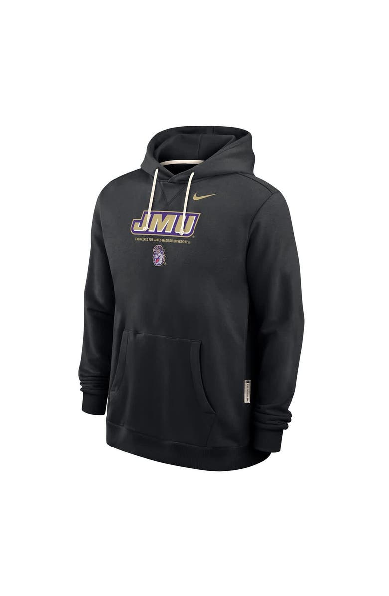 Nike Men's Nike Black James Madison Dukes 2025 Sideline Dri-FIT Hoodie, Alternate, color, Black