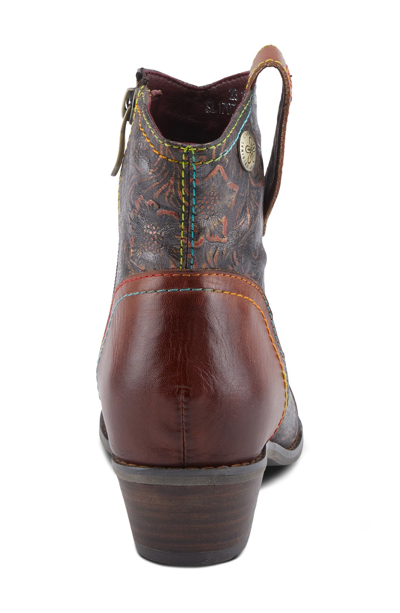 L'Artiste by Spring Step Countrypop Wingtip Pointed Toe Western Boot, Alternate, color, 