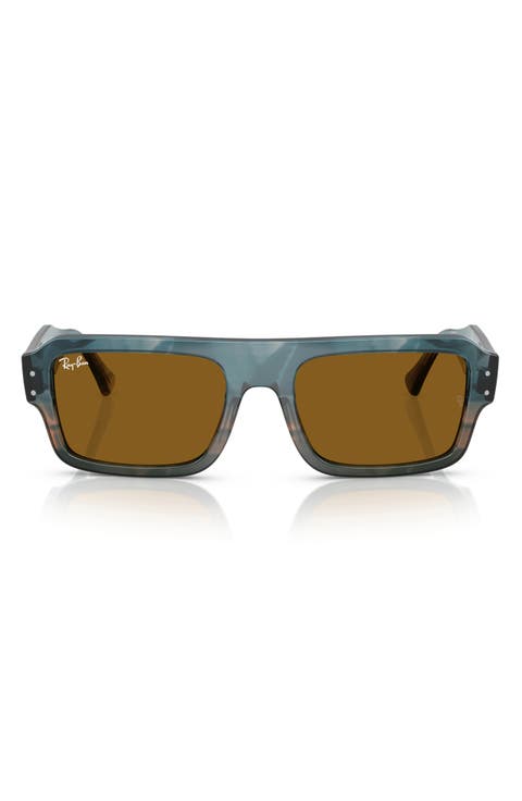 56mm Rectangular Sunglasses