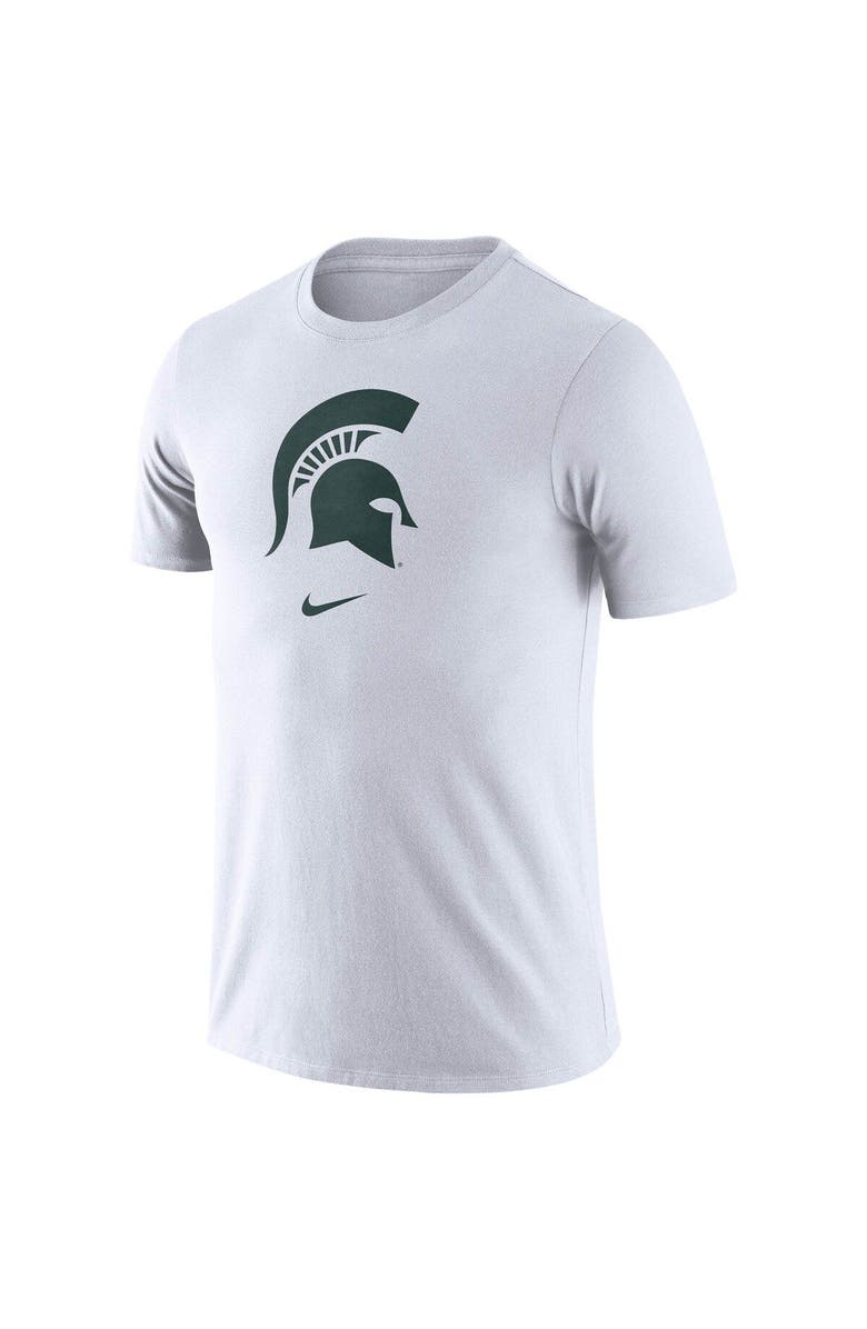 Nike Men's Nike White Michigan State Spartans Essential Logo T-Shirt, Alternate, color, 