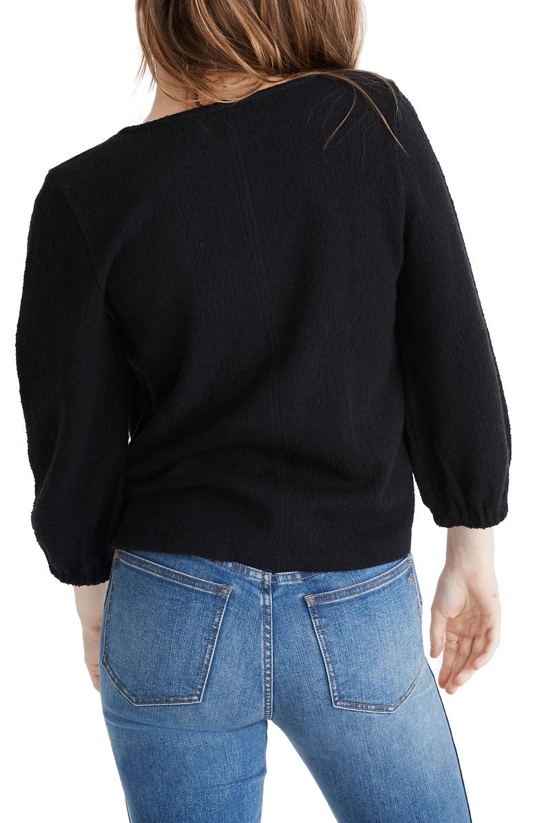 Madewell Texture & Thread Full Sleeve Top, Alternate, color,