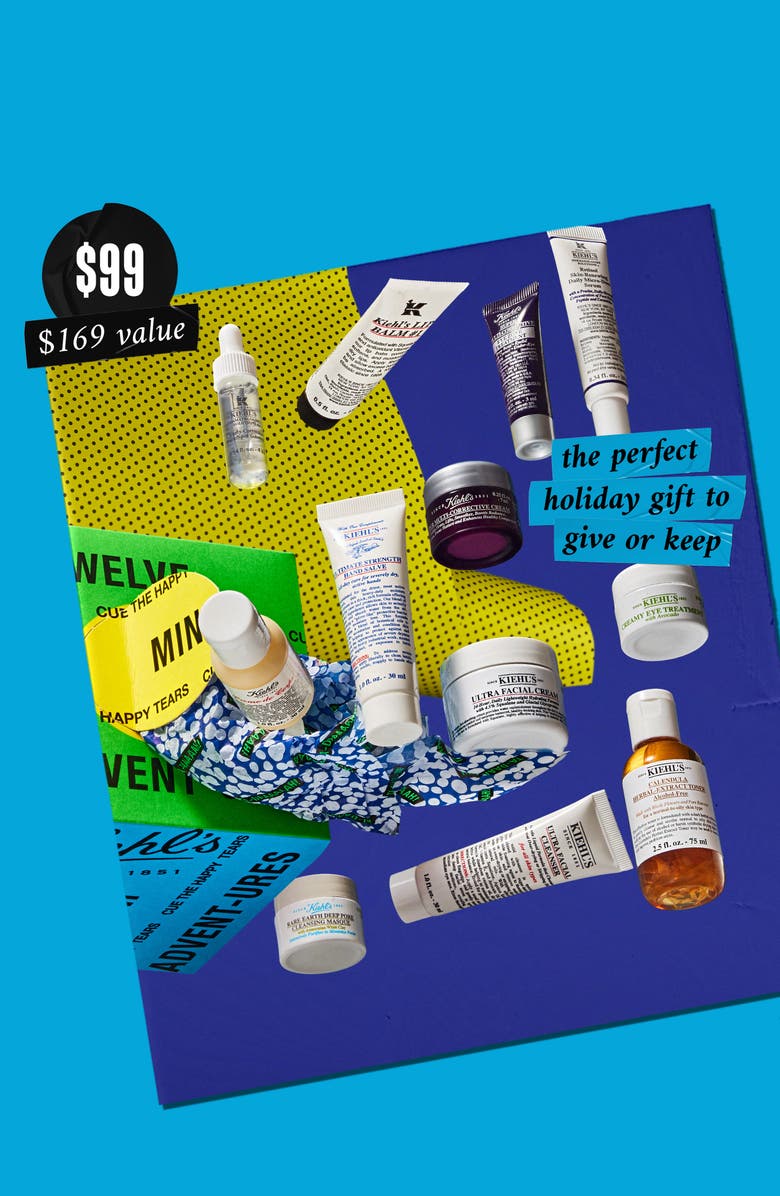 Kiehl's Since 1851 12-Day Holiday Calendar Set $169 Value, Alternate, color,