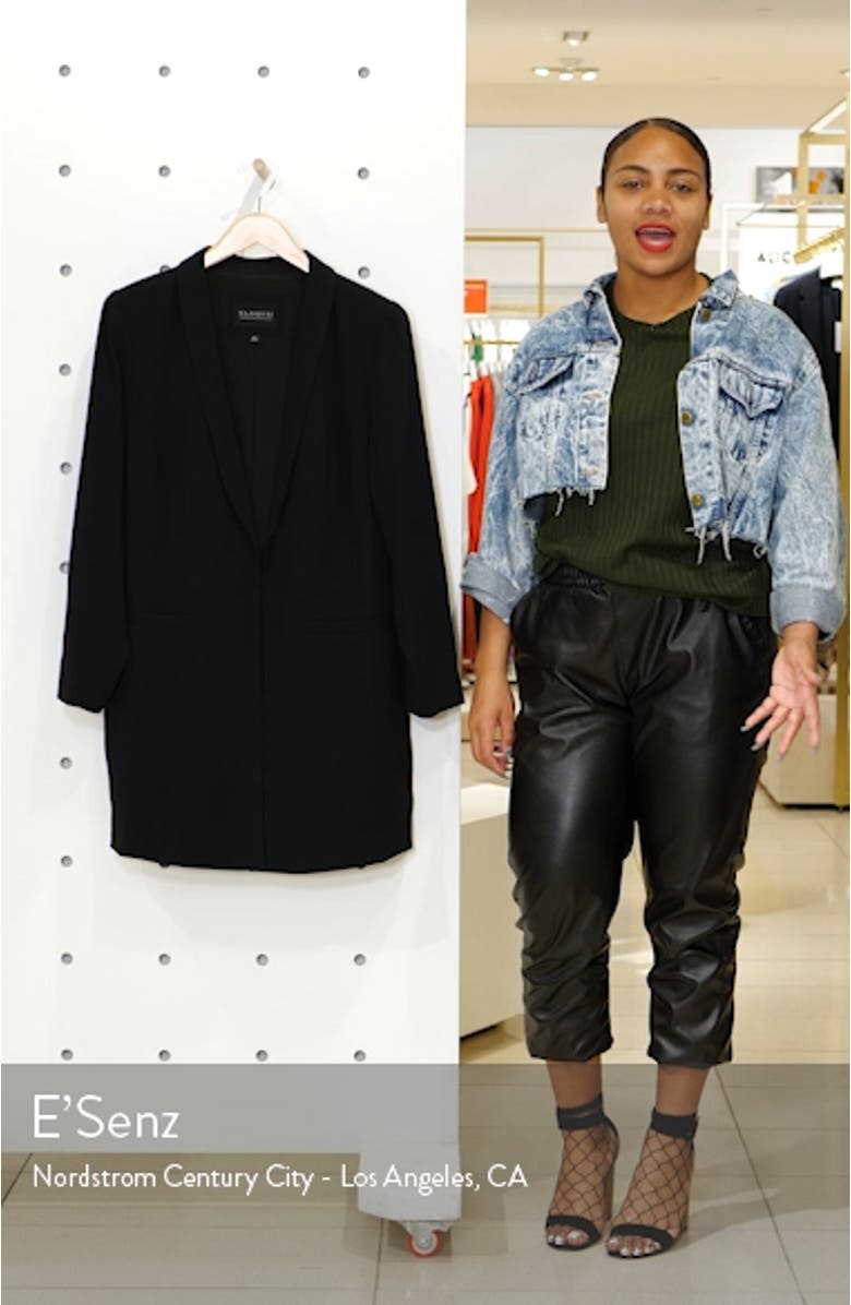 Long Shawl Collar Blazer, sales video thumbnail