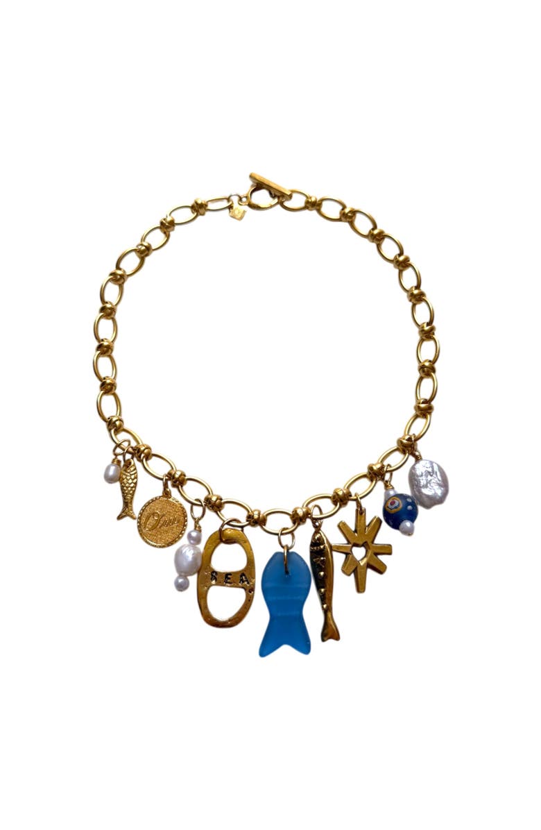 sccollection Mare Necklace, Main, color, Blue