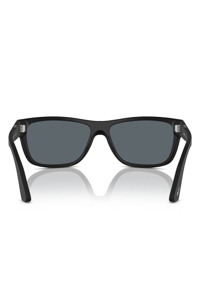 Persol 63mm Oversize Rectangular Sunglasses, Alternate, color, 