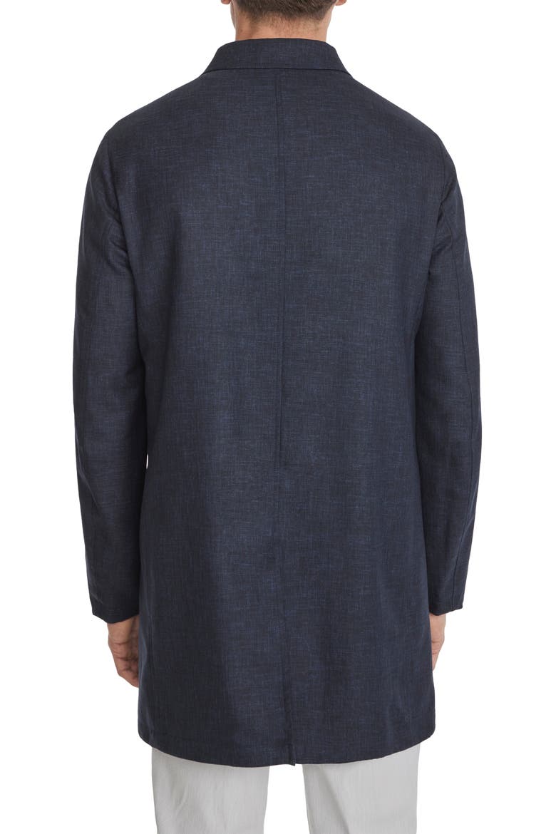 Hans Wool Raincoat, Alternate, color, NAVY