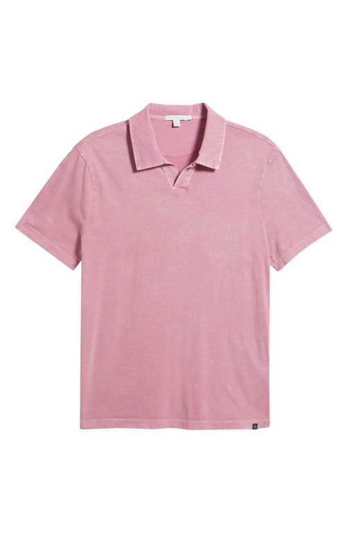 Threads 4 Thought Jared Mineral Wash Cotton Polo In Pink