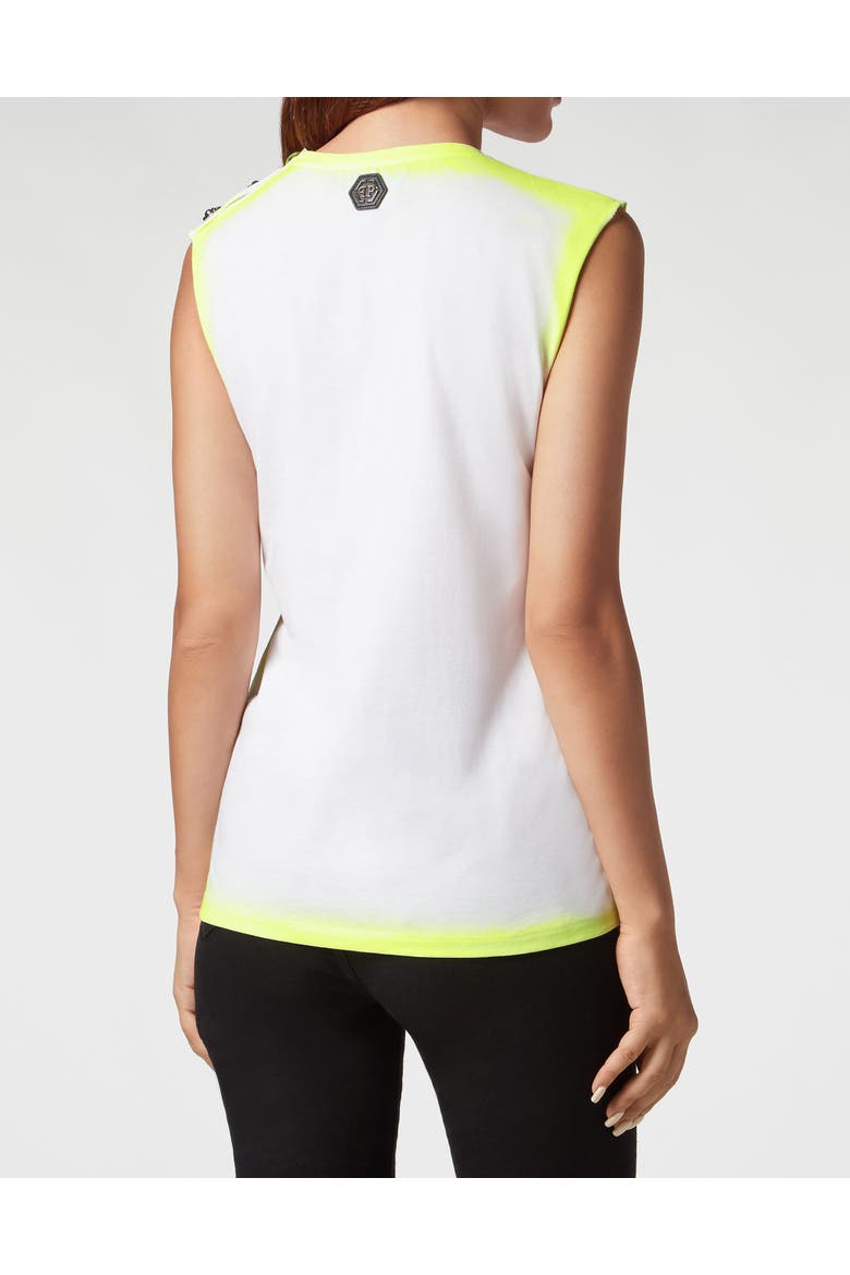 Tank Top Fluo Women, Alternate, color, white