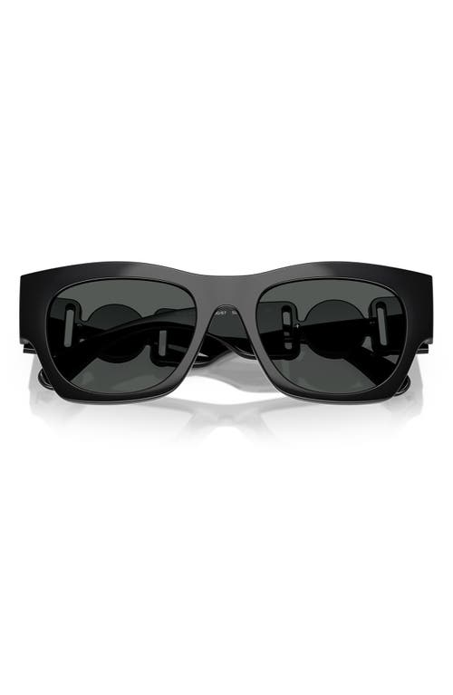 Versace 52mm Pillow Sunglasses In Black