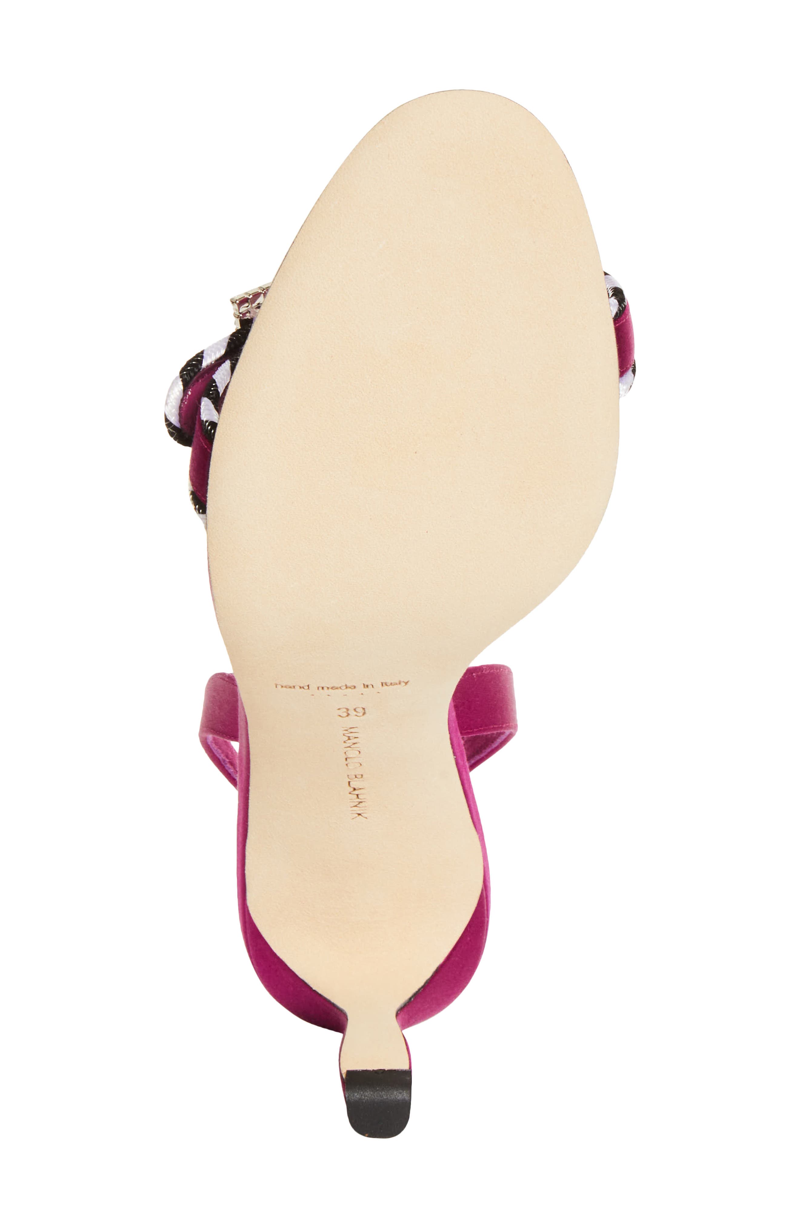 Manolo Blahnik Sumbasan Buckle Slingback Sandal, Alternate, color, 