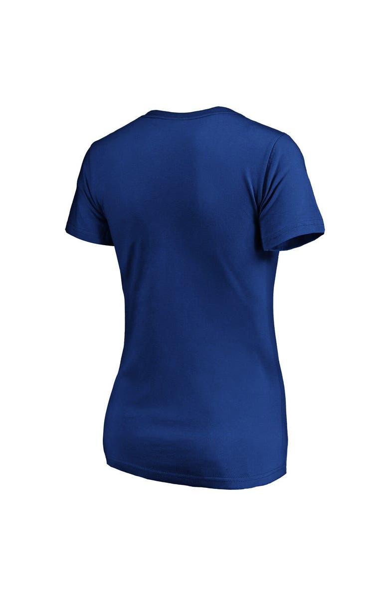 FANATICS Women's Fanatics Branded Royal Kansas City Royals Victory Script V-Neck T-Shirt, Alternate, color, 