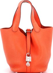 Pre-Owned Hermes Picotin Lock Bag Clemence PM