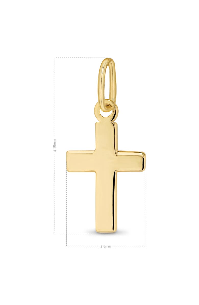DEVATA Cross Pendant in 14K Gold, Alternate, color, Yellow Gold