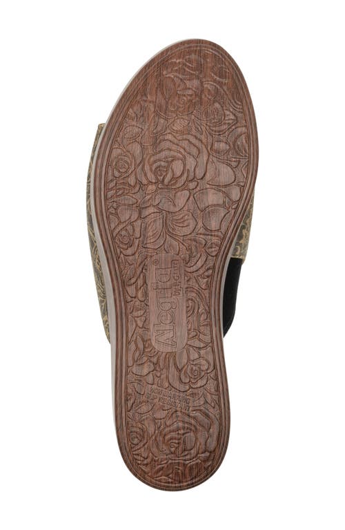Alegria By Pg Lite Triniti Platform Wedge Slide Sandal