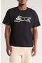 Dog Logo Cotton Graphic T-Shirt
