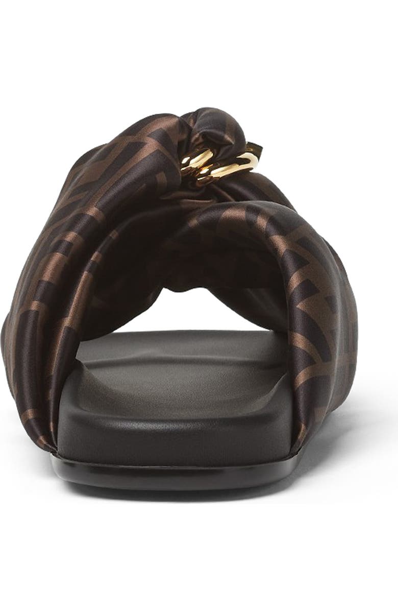 Fendi Feel Knotted Slide Sandal, Alternate, color,