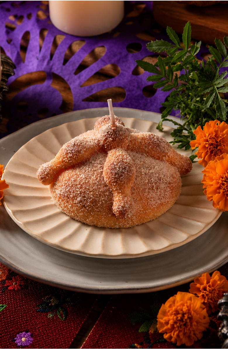 Southlake gifts Pan de Muerto Candle, Alternate, color, NO COLOR