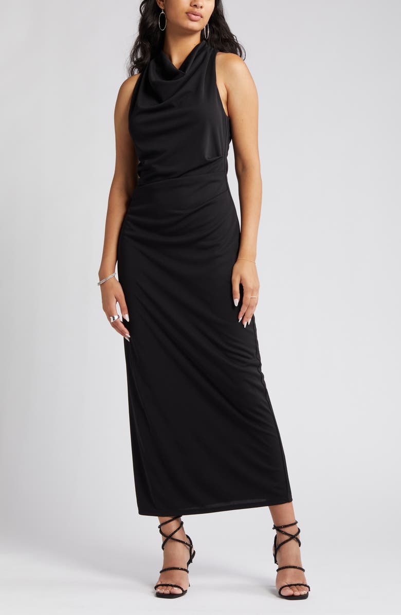WAYF The Georgina Cowl Neck Gown, Alternate, color,