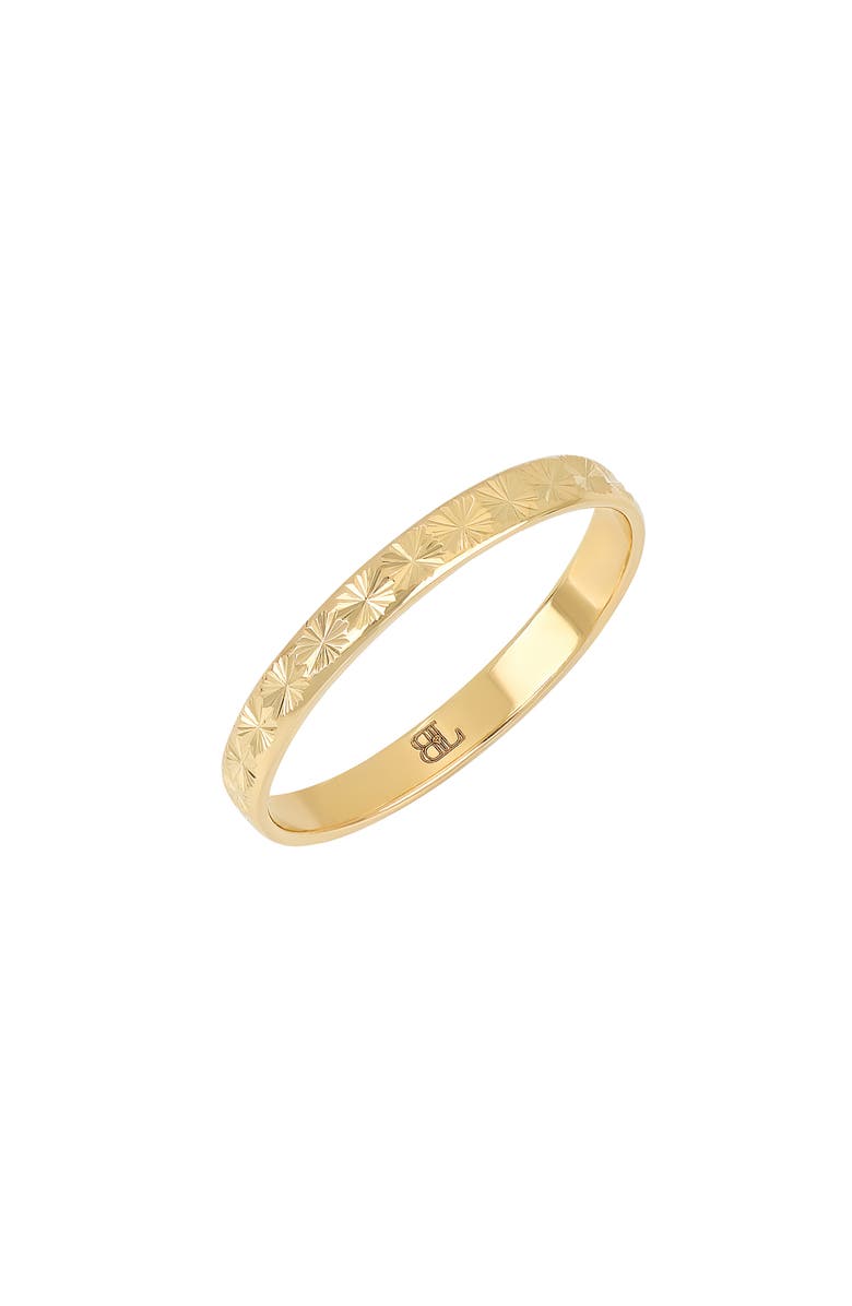 Bony Levy BLG 14K Gold Textured Stackable Ring, Main, color,